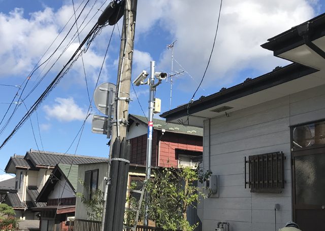 町内会防犯カメラ工事（仙台市防犯カメラ設置補助金事業）